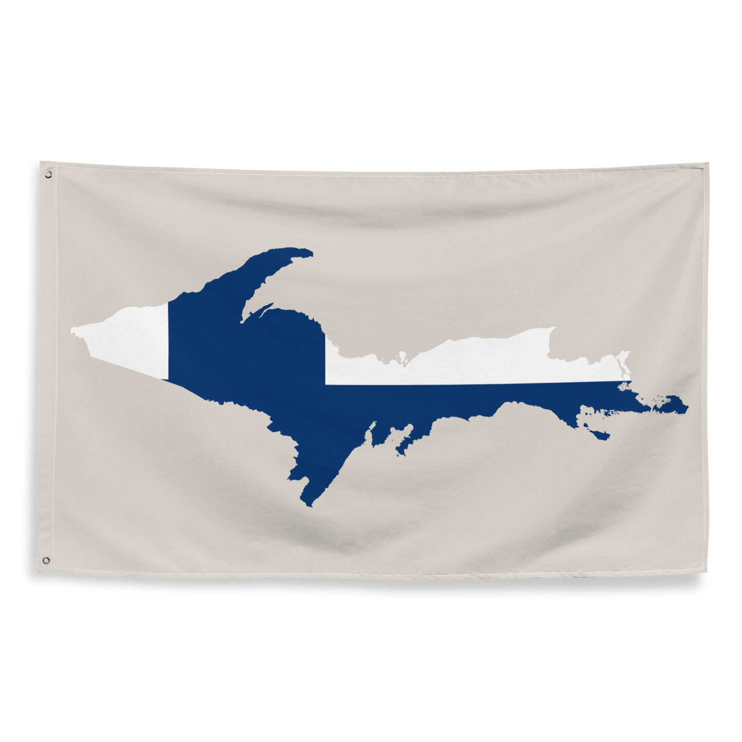 Michigan Upper Peninsula Wall Flag (w/ UP Finland Flag) | Canvas Color