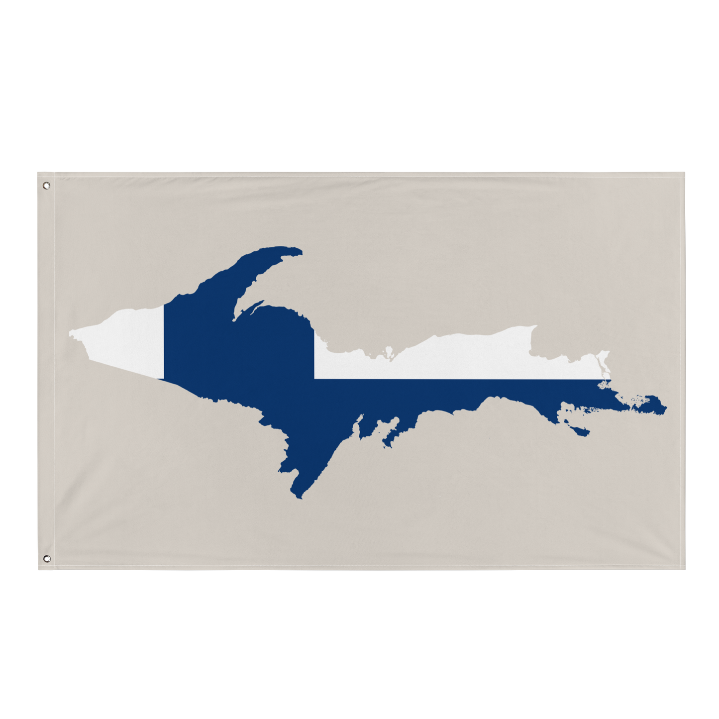 Michigan Upper Peninsula Wall Flag (w/ UP Finland Flag) | Canvas Color