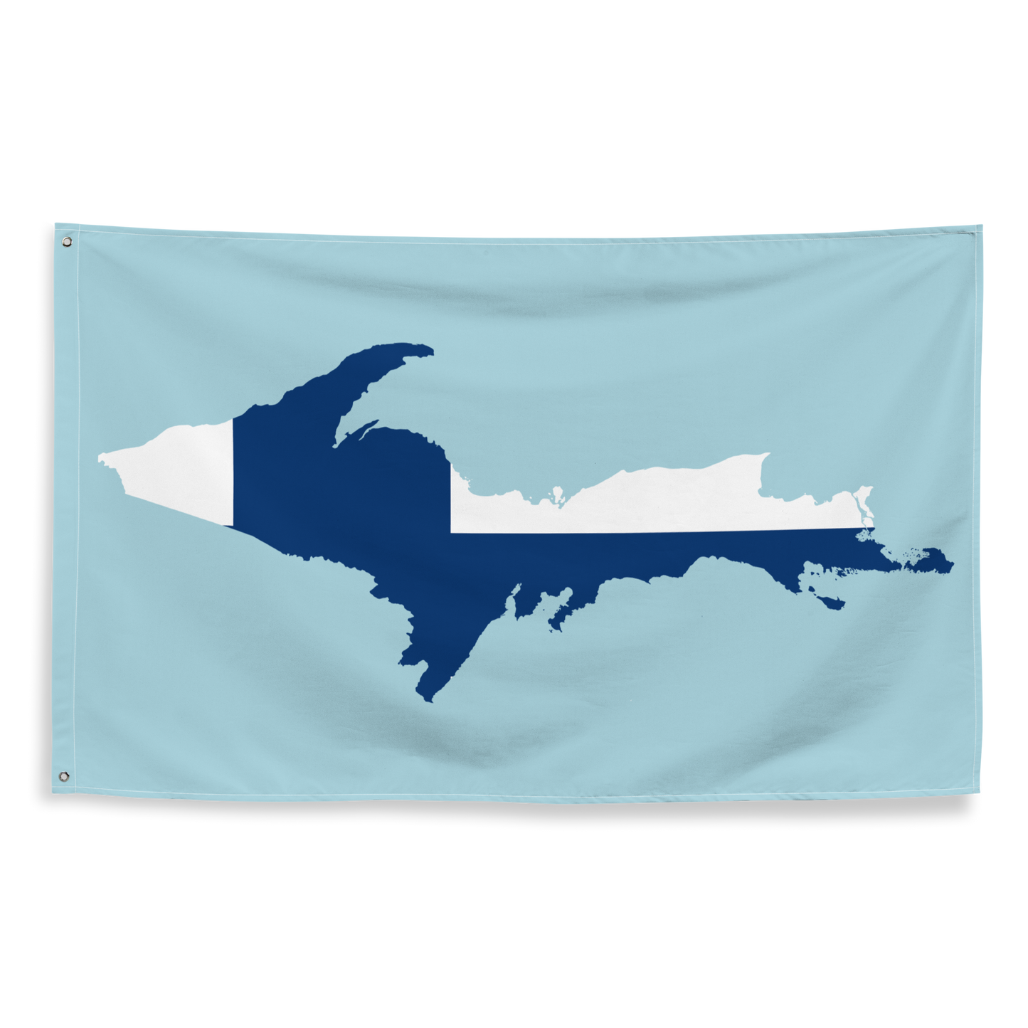 Michigan Upper Peninsula Wall Flag (w/ UP Finland Flag) | '58 Caddie Blue