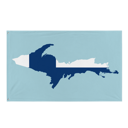 Michigan Upper Peninsula Wall Flag (w/ UP Finland Flag) | '58 Caddie Blue