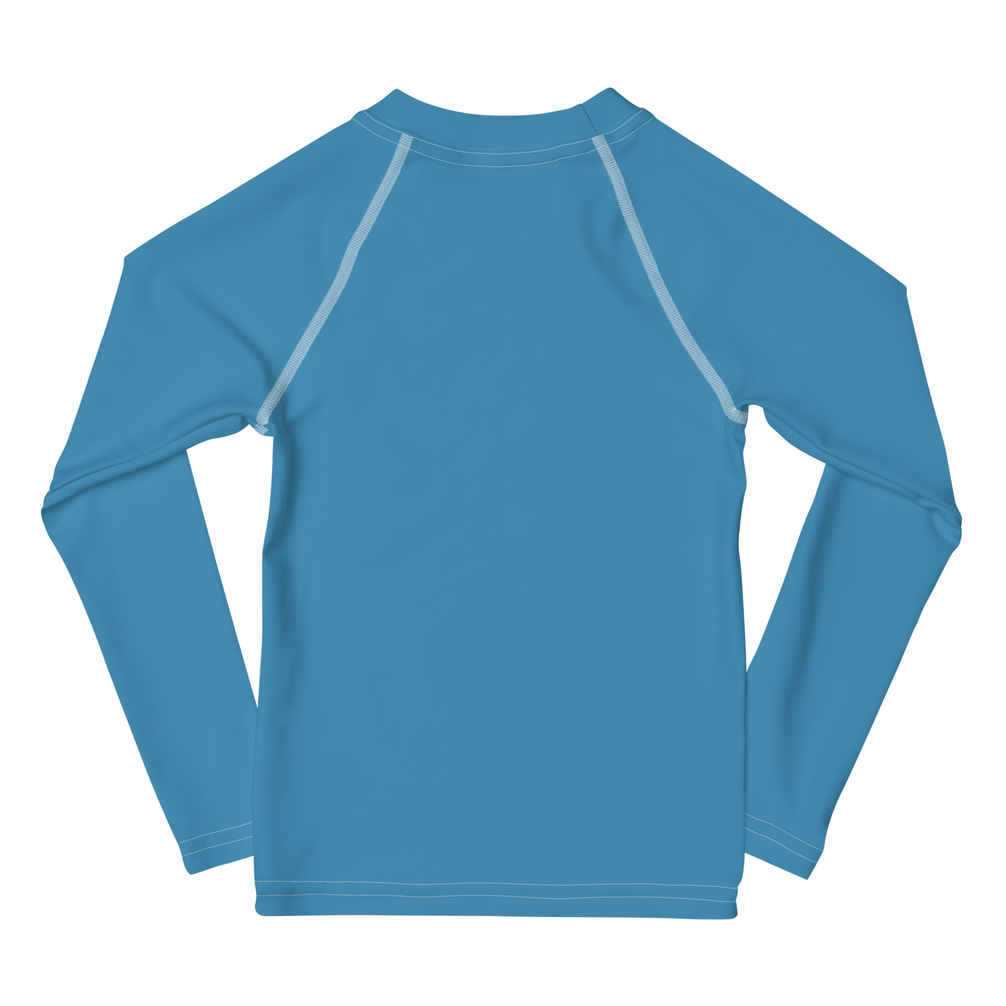 Michigan Upper Peninsula Rash Guard (w/ UP Outline) | Toddler - Lake Michigan Blue