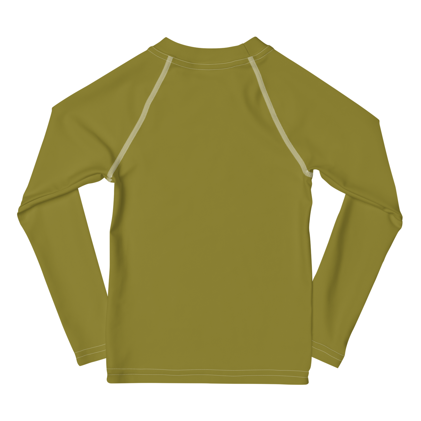 Michigan Upper Peninsula Rash Guard (w/ UP Outline) | Toddler - Scrub Gold