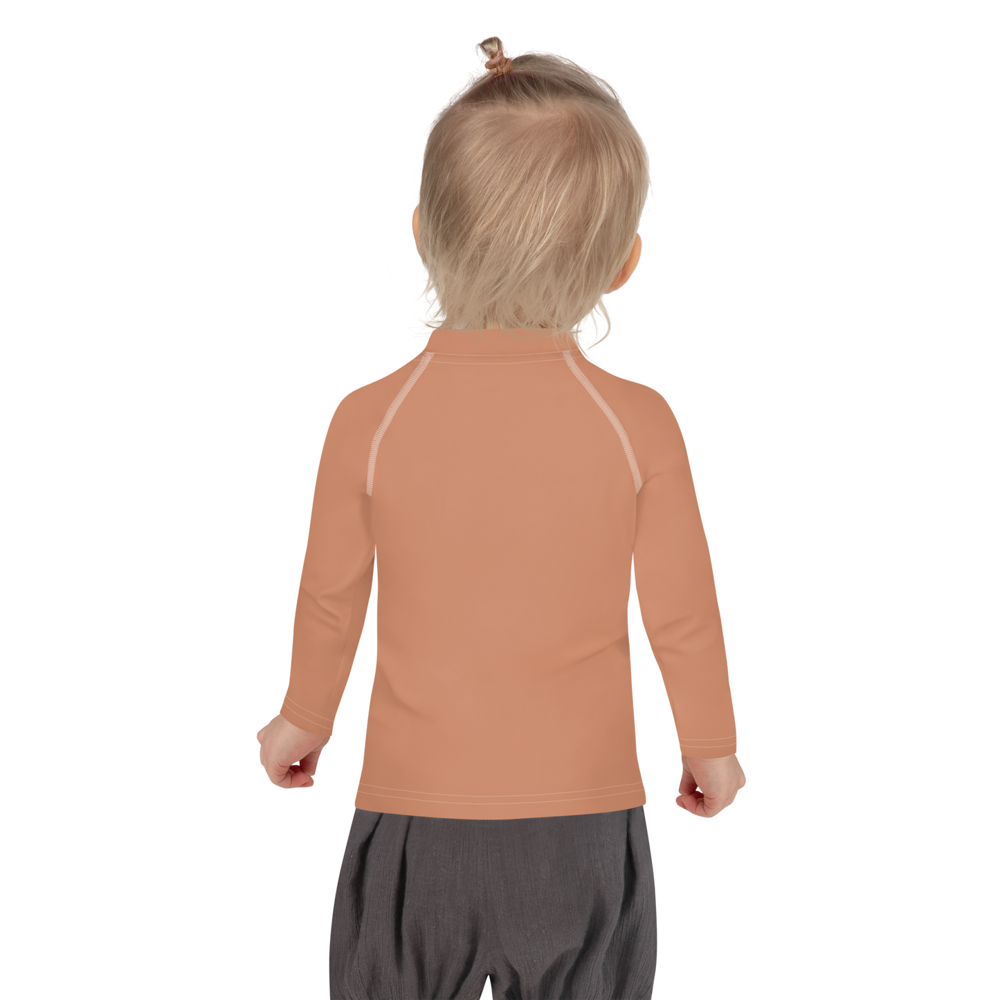 Michigan Upper Peninsula Rash Guard (w/ UP Outline) | Toddler - Copper Color