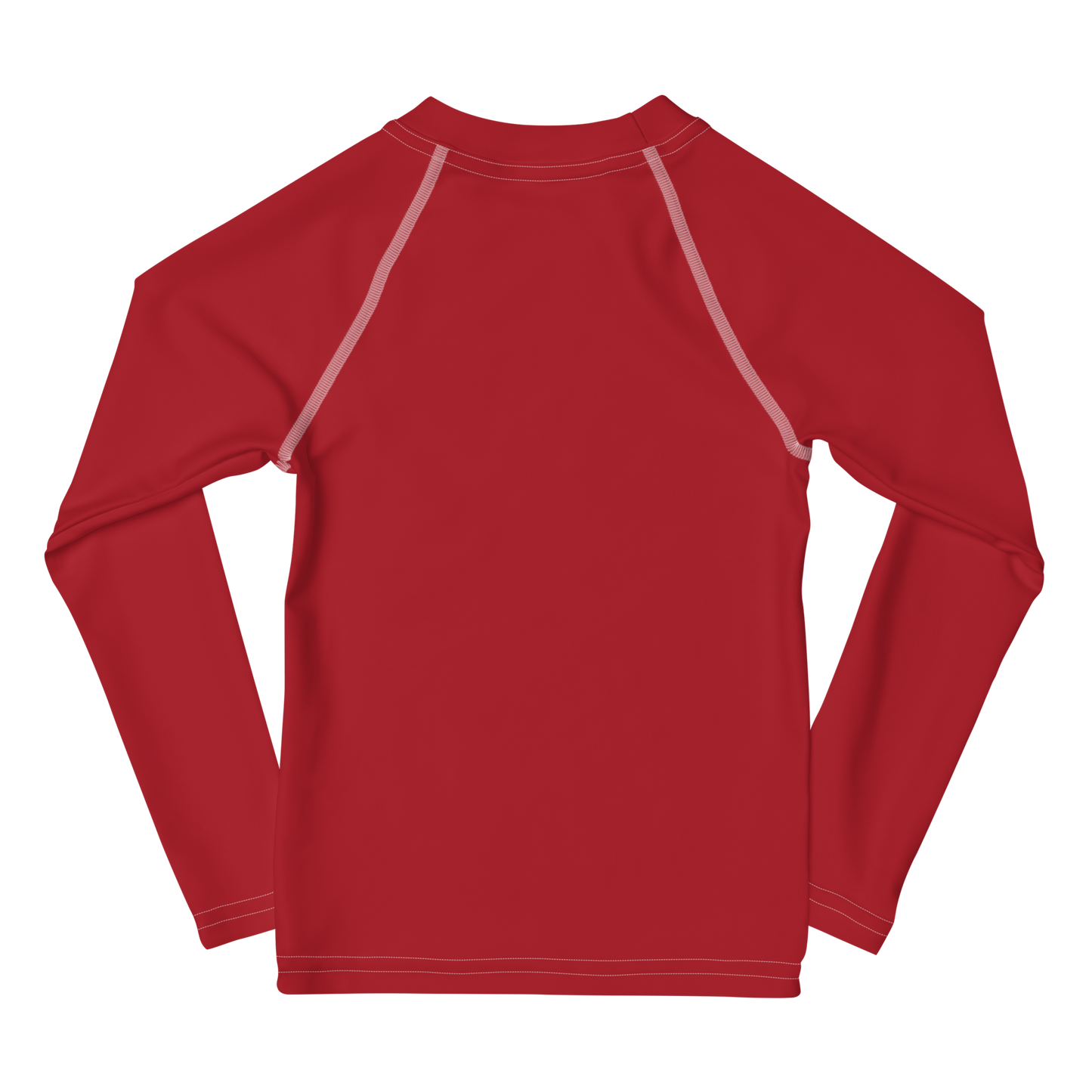 Michigan Upper Peninsula Rash Guard (w/ UP Outline) | Toddler - Thimbleberry Red