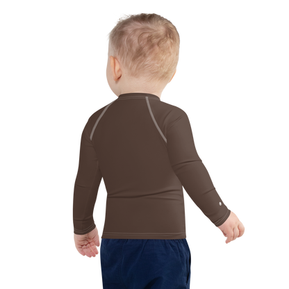 Michigan Upper Peninsula Rash Guard (w/ UP Outline) | Toddler - Hickory Color