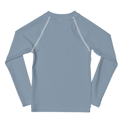 Michigan Upper Peninsula Rash Guard (w/ UP Outline) | Toddler - B-24 Grey