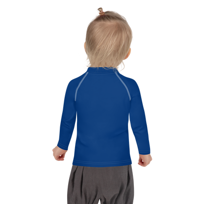 Michigan Upper Peninsula Rash Guard (w/ UP Outline) | Toddler - Dearborn Blue