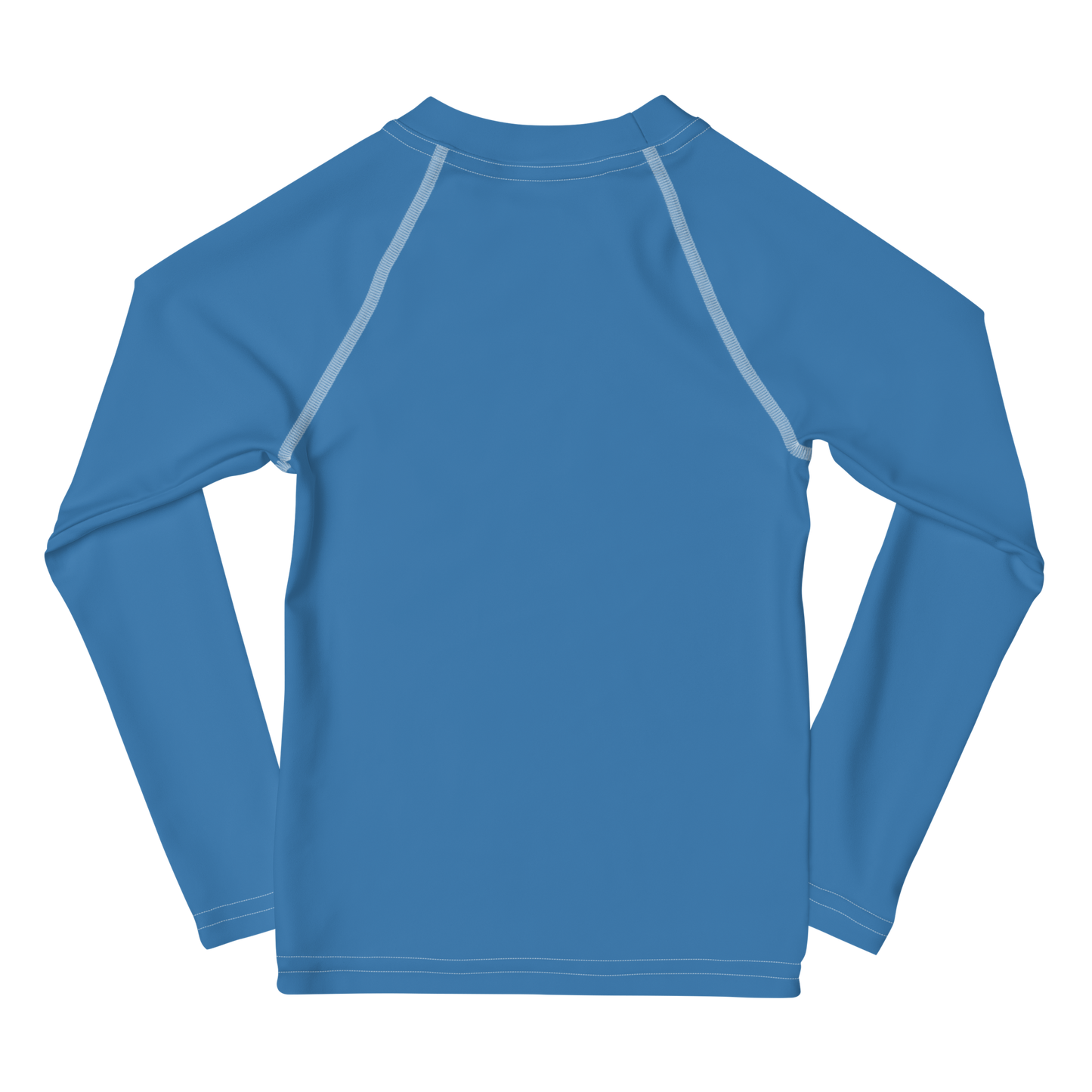 Michigan Upper Peninsula Rash Guard (w/ UP Outline) | Toddler - Lake Superior Blue