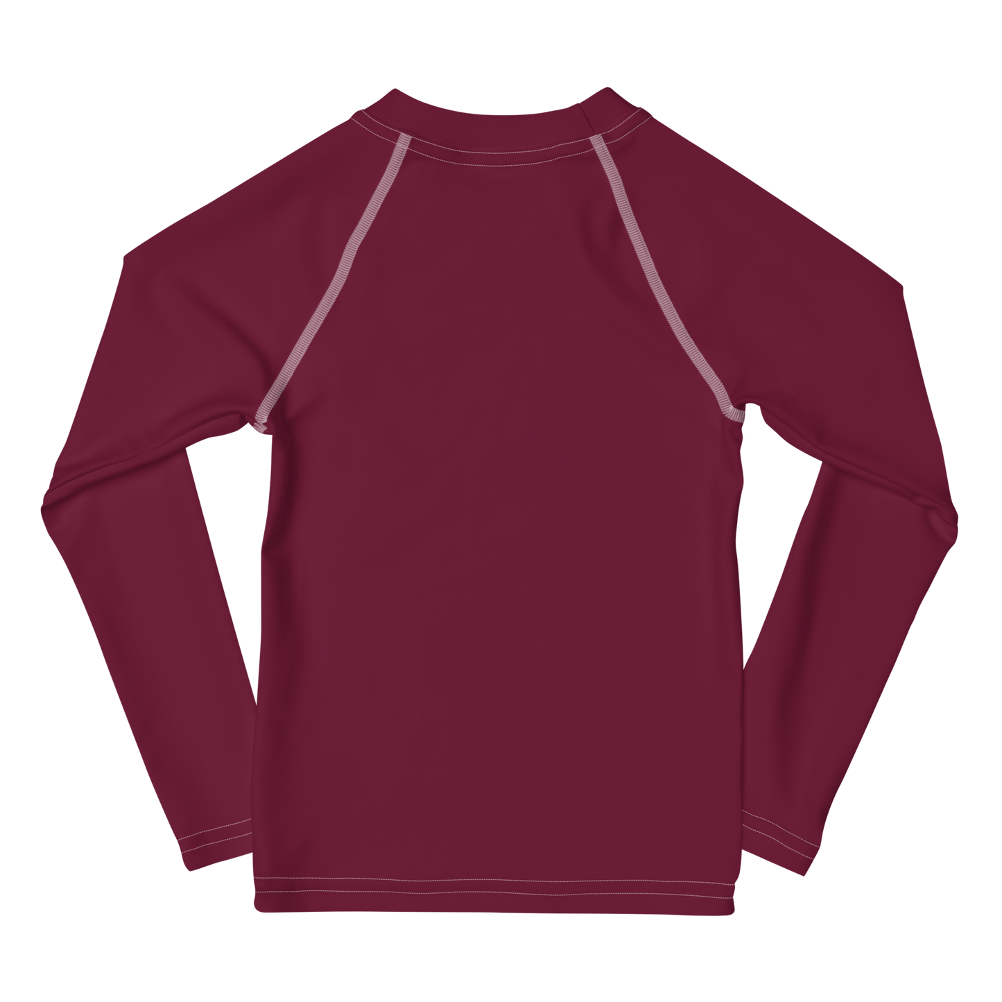 Michigan Upper Peninsula Rash Guard (w/ UP Outline) | Toddler - Old Mission Burgundy