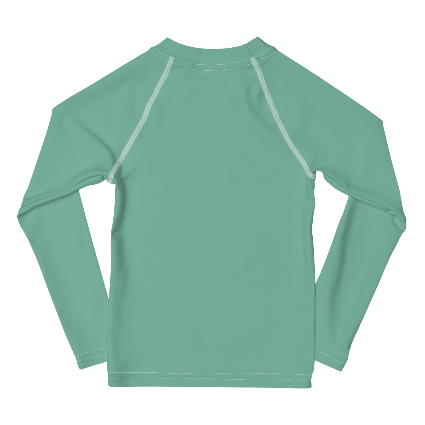 Michigan Upper Peninsula Rash Guard (w/ UP Outline) | Toddler - Metallic Mint Green