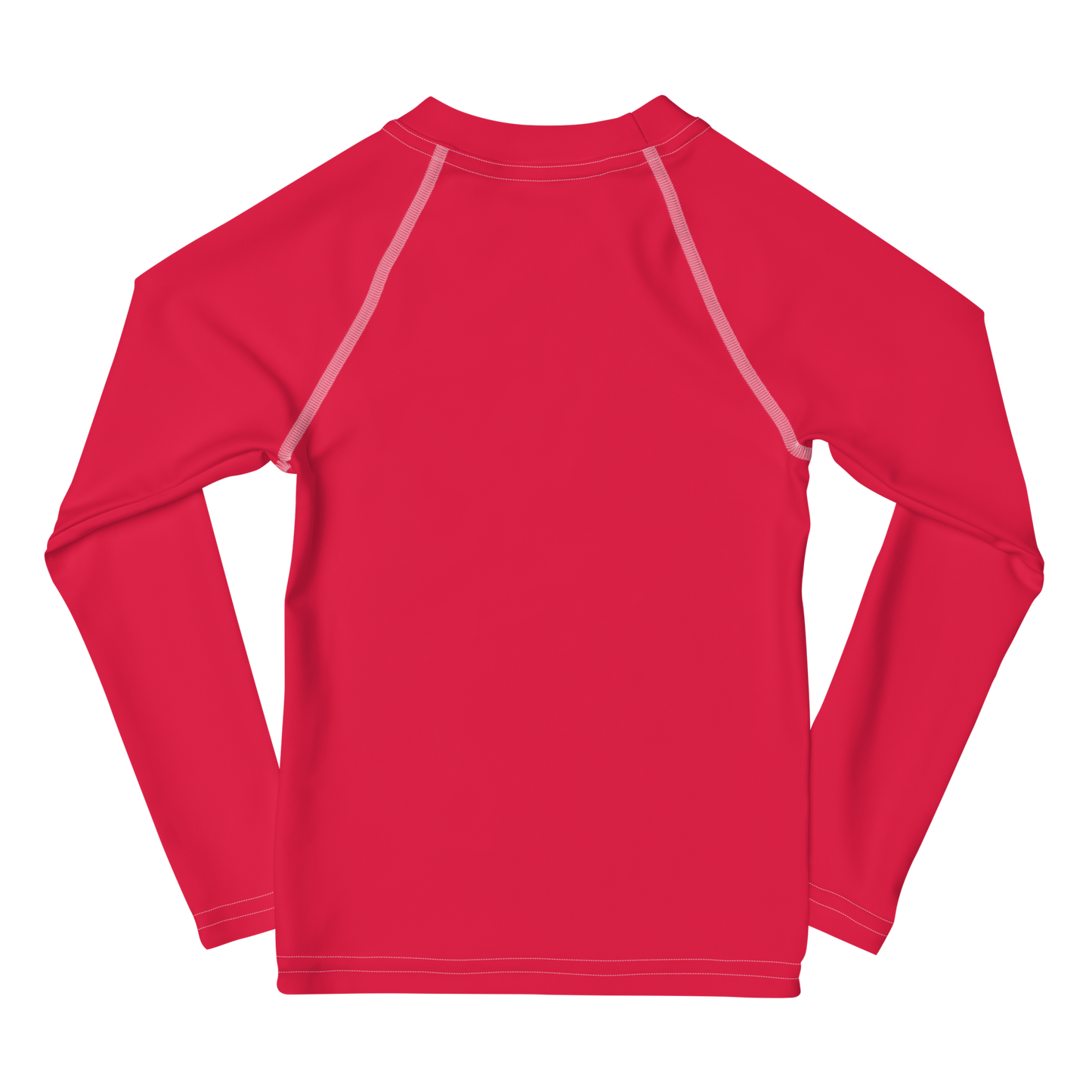 Michigan Upper Peninsula Rash Guard (w/ UP Outline) | Toddler - Lighthouse Red