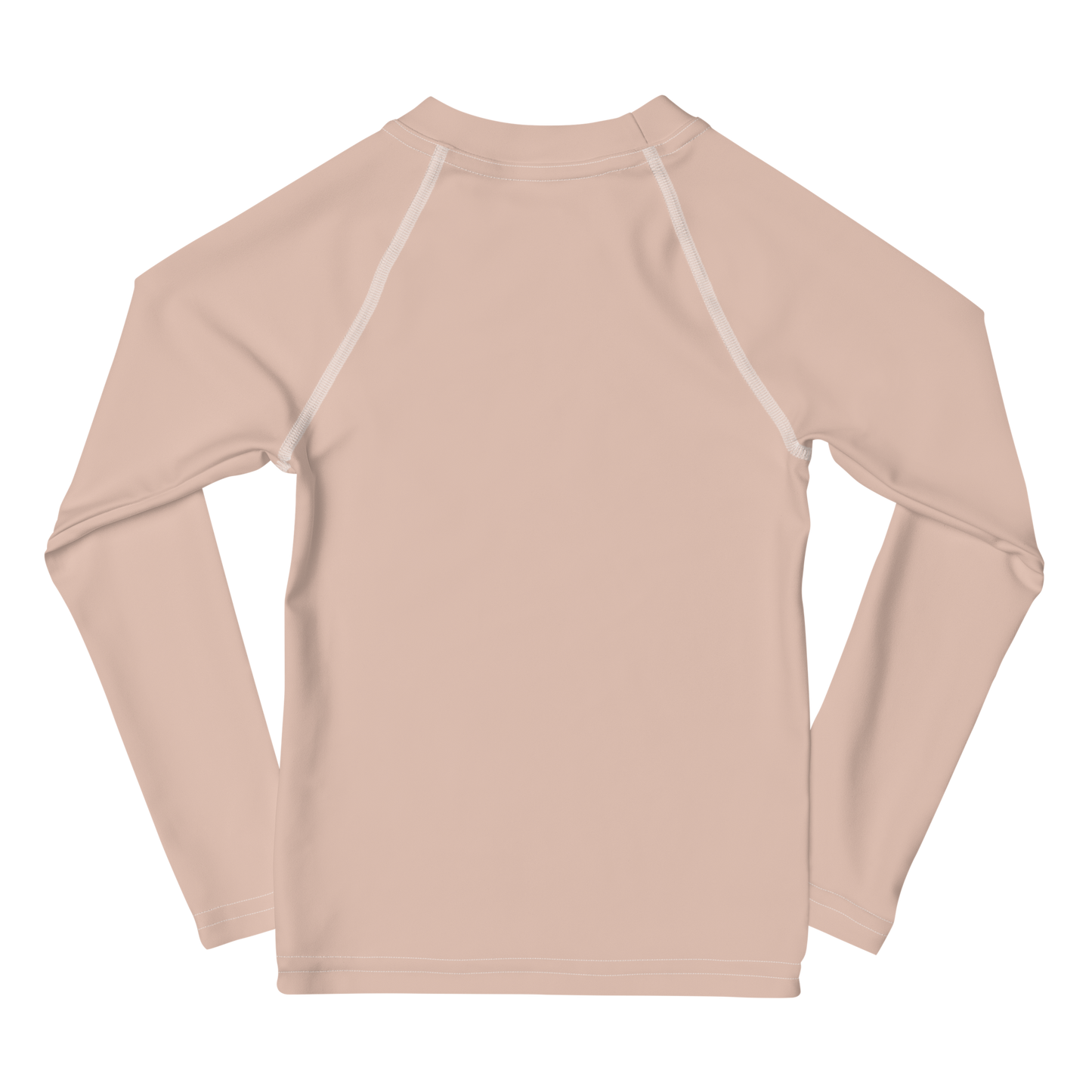 Michigan Upper Peninsula Rash Guard (w/ UP Outline) | Toddler - Rose Gold