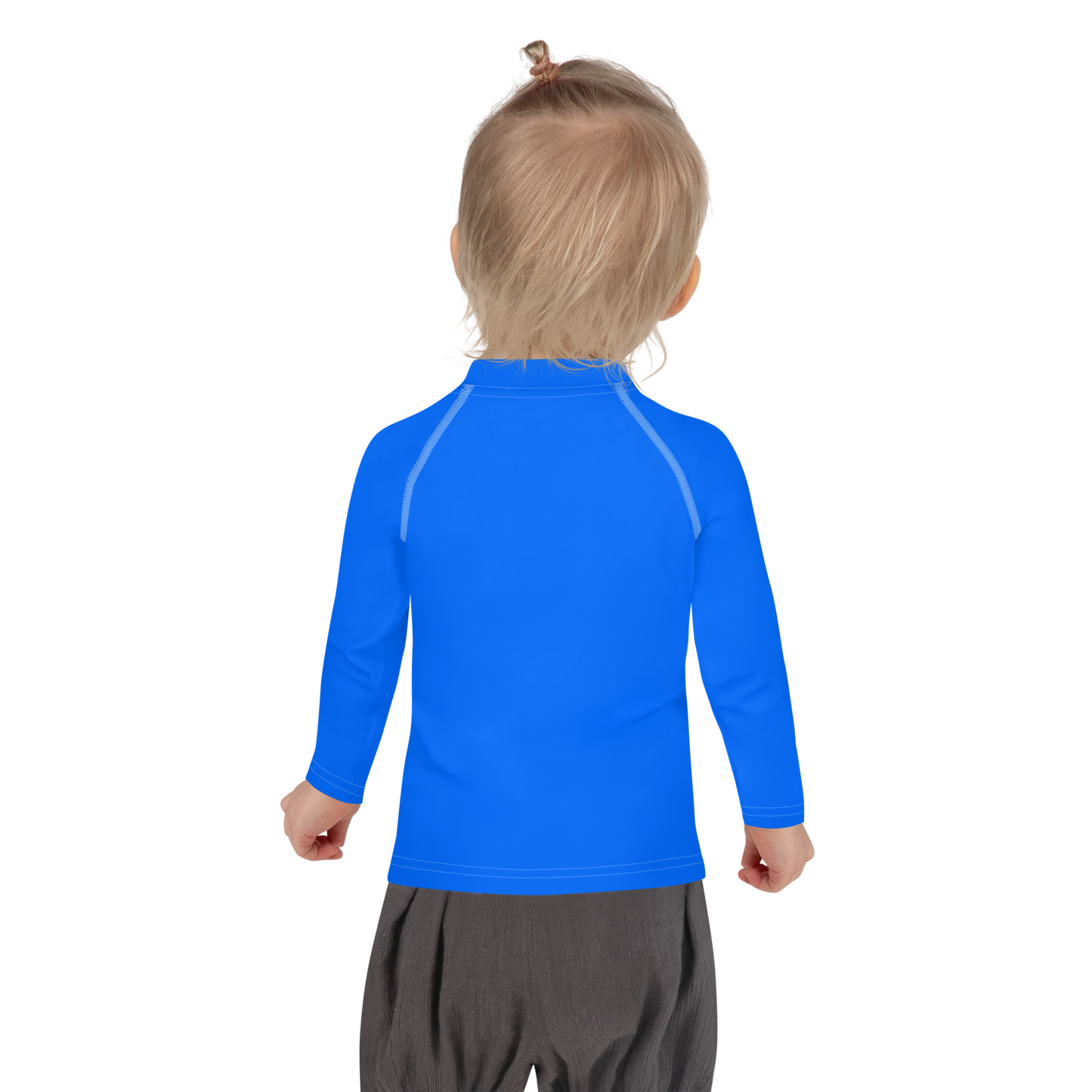 Michigan Upper Peninsula Rash Guard (w/ UP Outline) | Toddler - Motor Town Blue