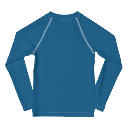 Michigan Upper Peninsula Rash Guard (w/ UP Outline) | Toddler - Blueberry