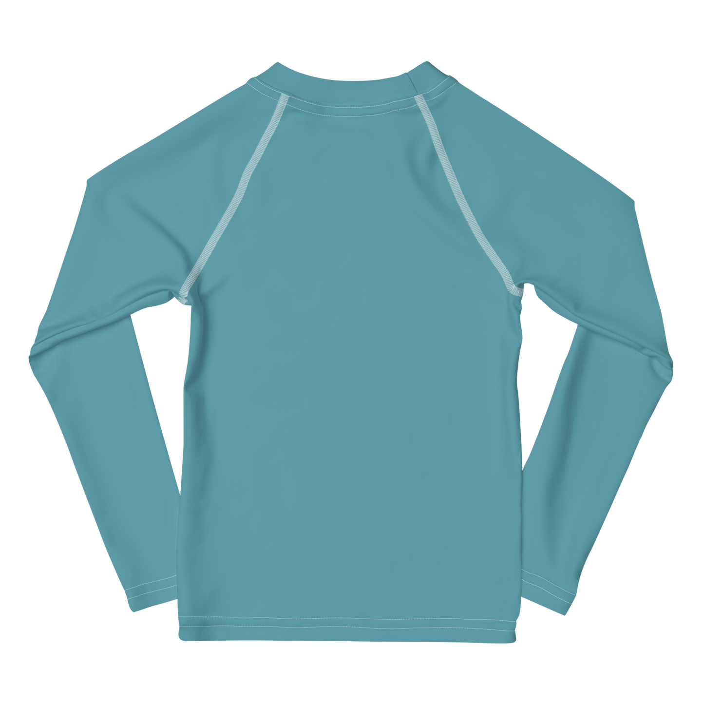 Michigan Upper Peninsula Rash Guard (w/ UP Outline) | Toddler - Lake Huron Blue