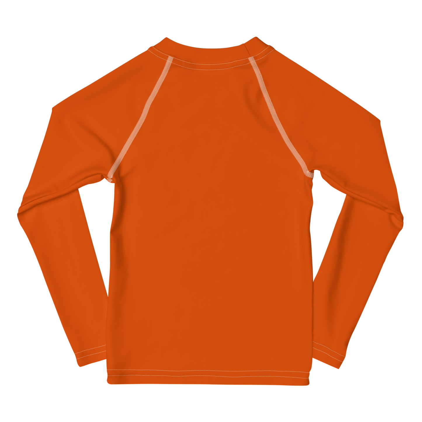 Michigan Upper Peninsula Rash Guard (w/ UP Outline) | Toddler - Maple Leaf Orange