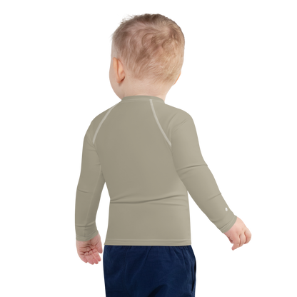 Michigan Upper Peninsula Rash Guard (w/ UP Outline) | Toddler - Petoskey Store Beige