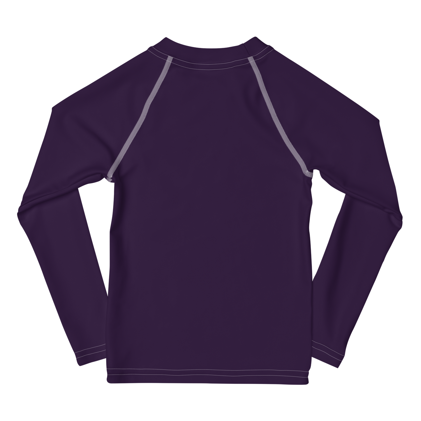 Michigan Upper Peninsula Rash Guard (w/ UP Outline) | Toddler - Blackcurrant