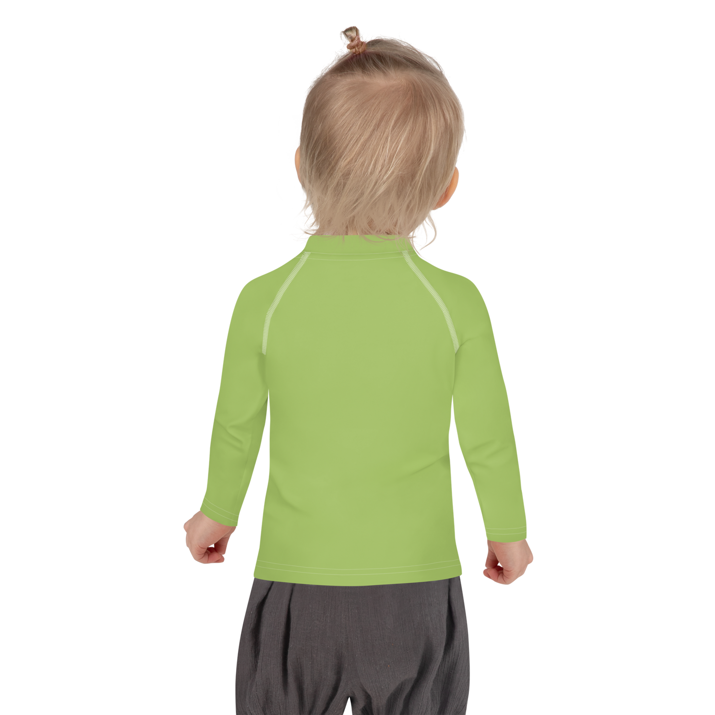 Michigan Upper Peninsula Rash Guard (w/ UP Outline) | Toddler - Gooseberry Green