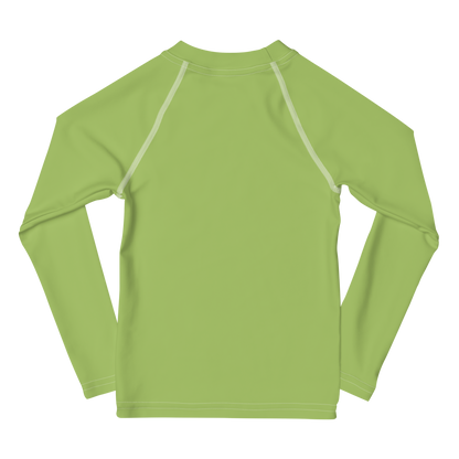 Michigan Upper Peninsula Rash Guard (w/ UP Outline) | Toddler - Gooseberry Green