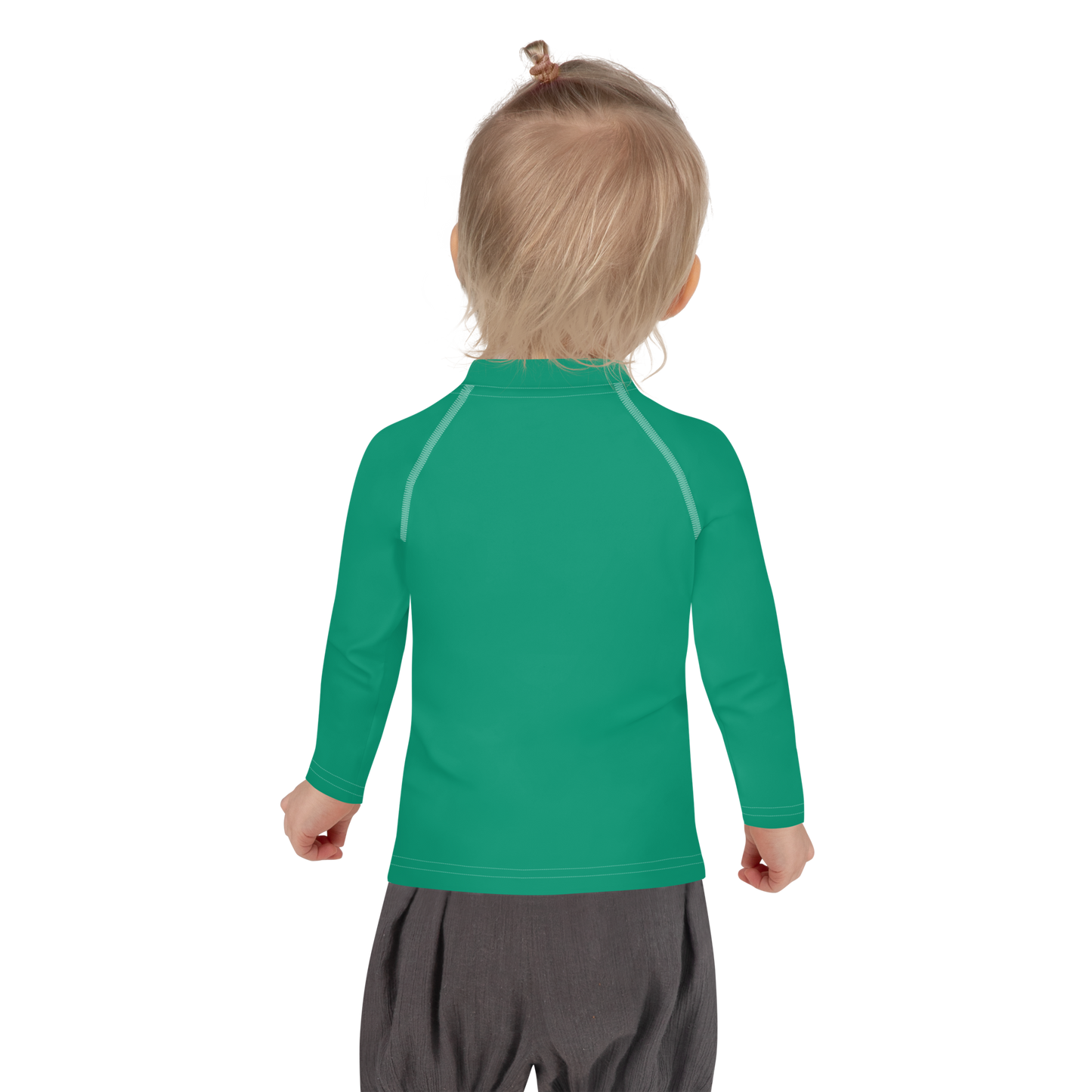 Michigan Upper Peninsula Rash Guard (w/ UP Outline) | Toddler - Emerald Green