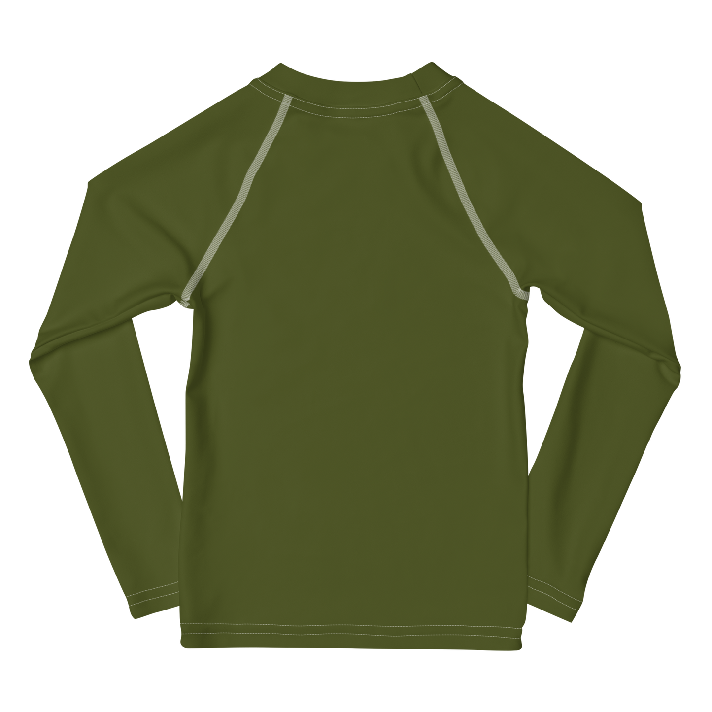 Michigan Upper Peninsula Rash Guard (w/ UP Outline) | Toddler - Army Green