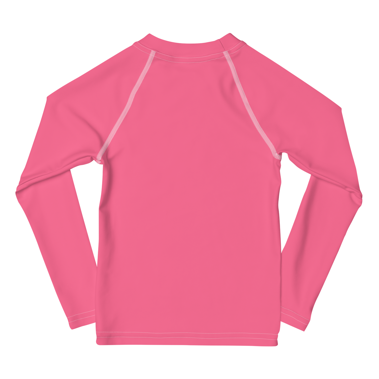 Michigan Upper Peninsula Rash Guard (w/ UP Outline) | Toddler - Rhodochrosite Pink