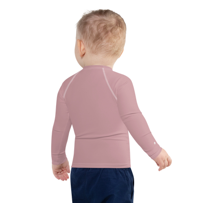 Michigan Upper Peninsula Rash Guard (w/ UP Outline) | Toddler - Ruby Red