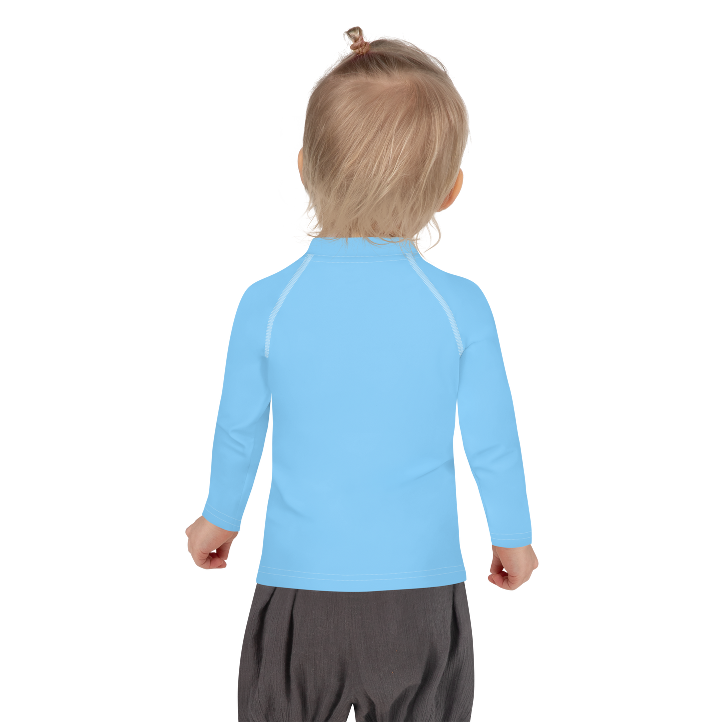 Michigan Upper Peninsula Rash Guard (w/ UP Outline) | Toddler - DTW Blue