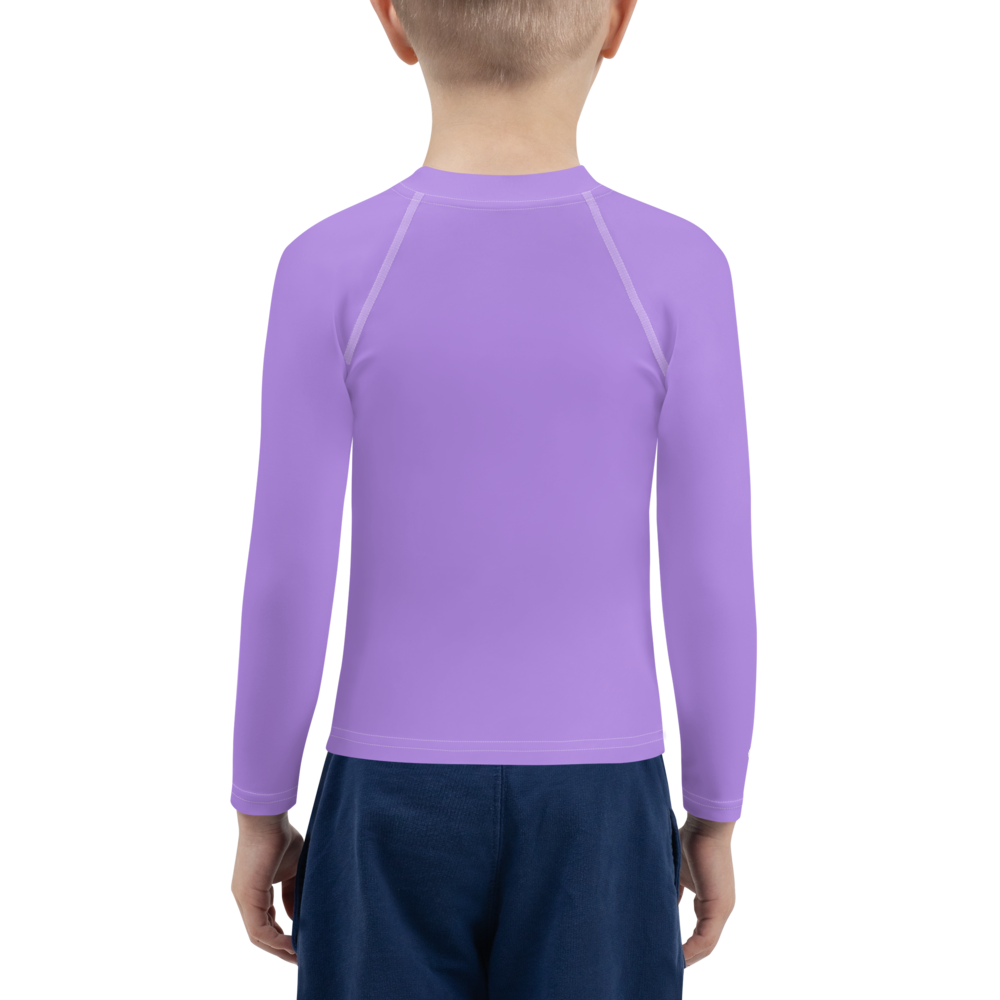 Michigan Upper Peninsula Rash Guard (w/ UP Outline) | Toddler - Lavender