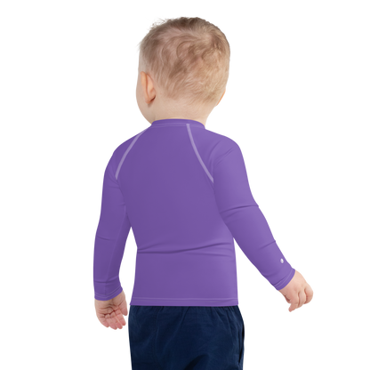 Michigan Upper Peninsula Rash Guard (w/ UP Outline) | Toddler - Lake Iris