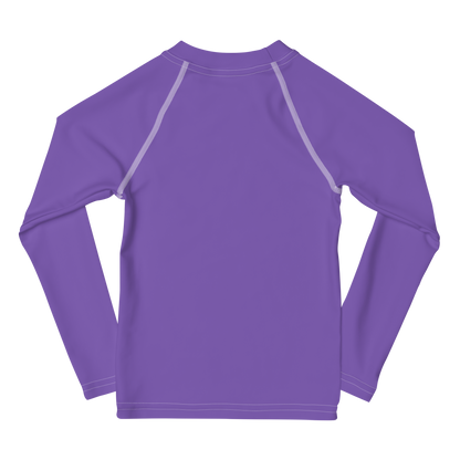 Michigan Upper Peninsula Rash Guard (w/ UP Outline) | Toddler - Lake Iris