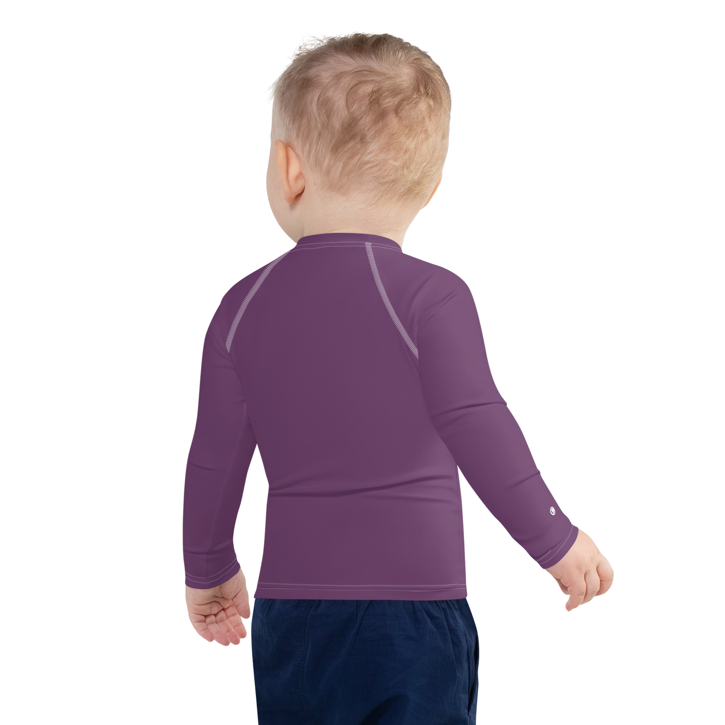 Michigan Upper Peninsula Rash Guard (w/ UP Outline) | Toddler - Plum