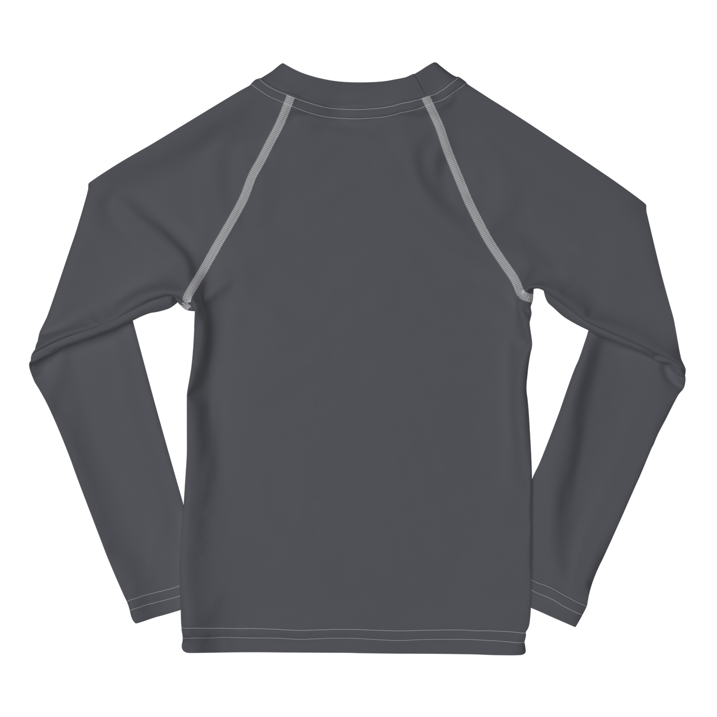 Michigan Upper Peninsula Rash Guard (w/ UP Outline) | Toddler - Iron Ore Grey