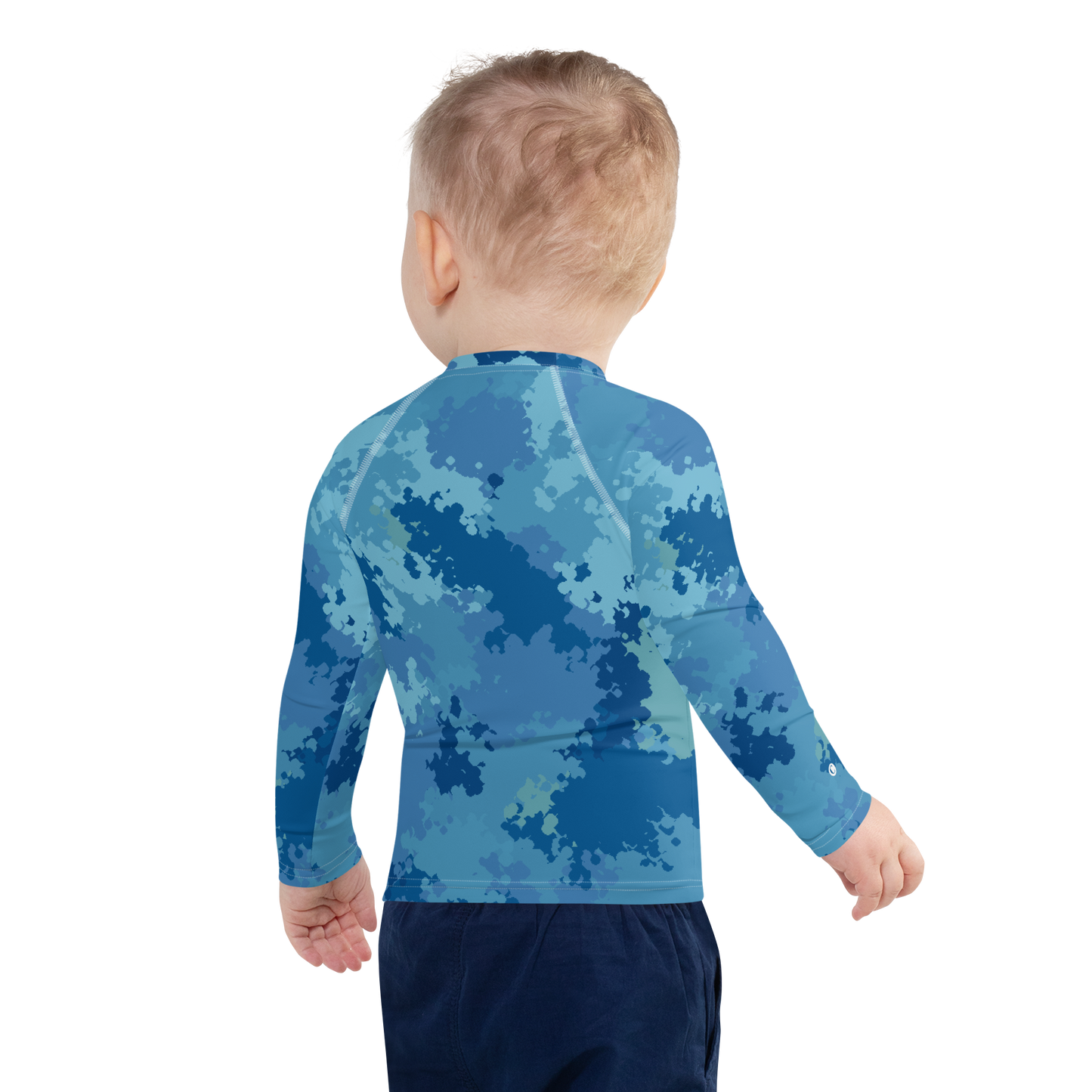 Michigan Upper Peninsula Rash Guard (w/ UP Outline) | Toddler - Great Lakes Camo