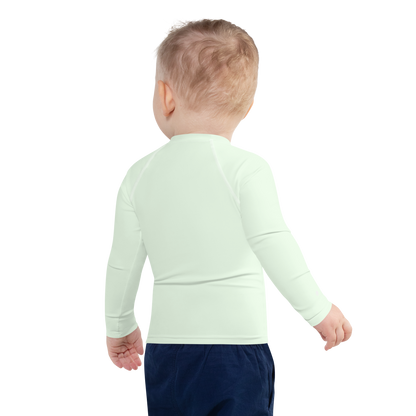 Michigan Upper Peninsula Rash Guard (w/ UP Outline) | Toddler - Dew Green