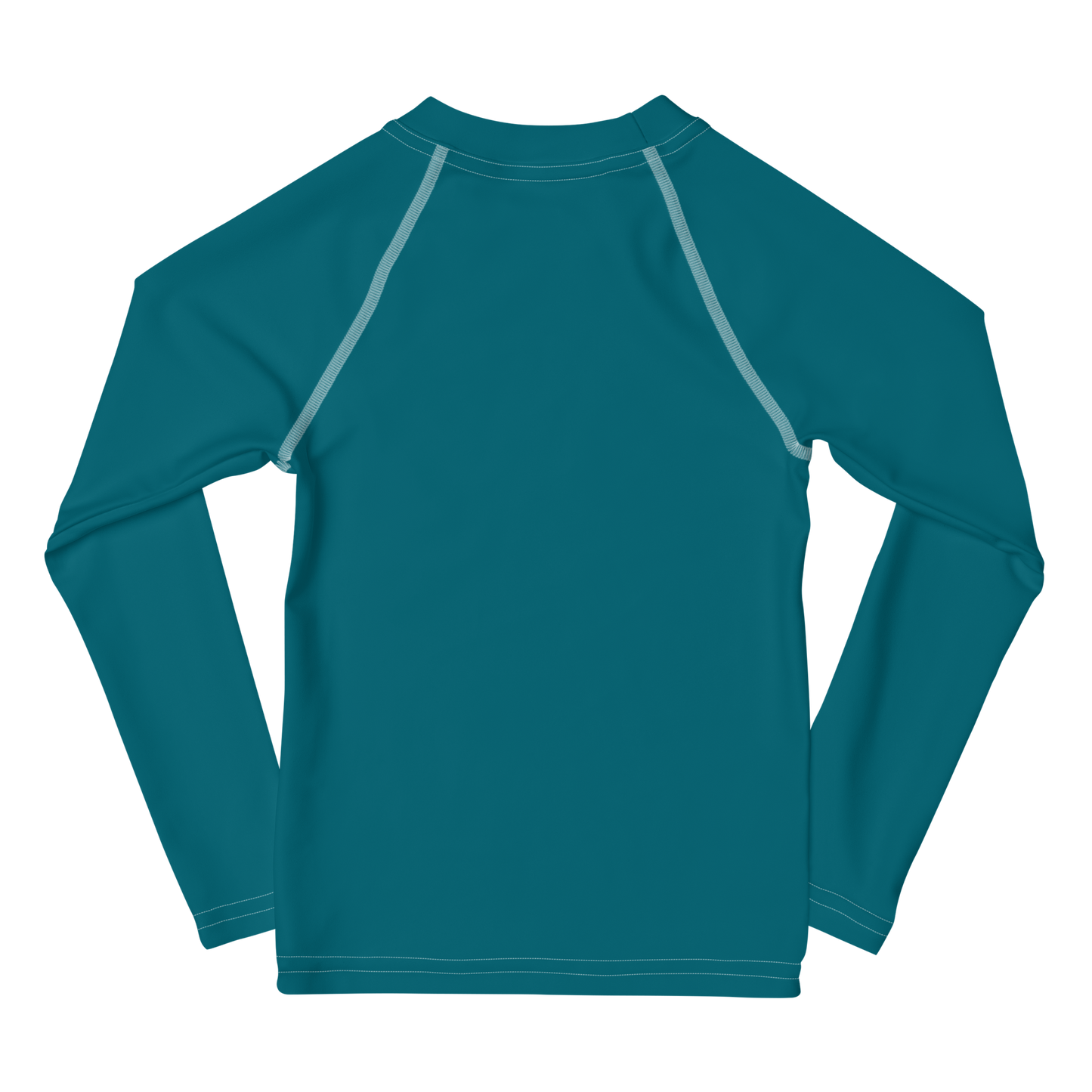 Michigan Upper Peninsula Rash Guard (w/ UP USA Flag) | Toddler - Auburn HIlls Teal