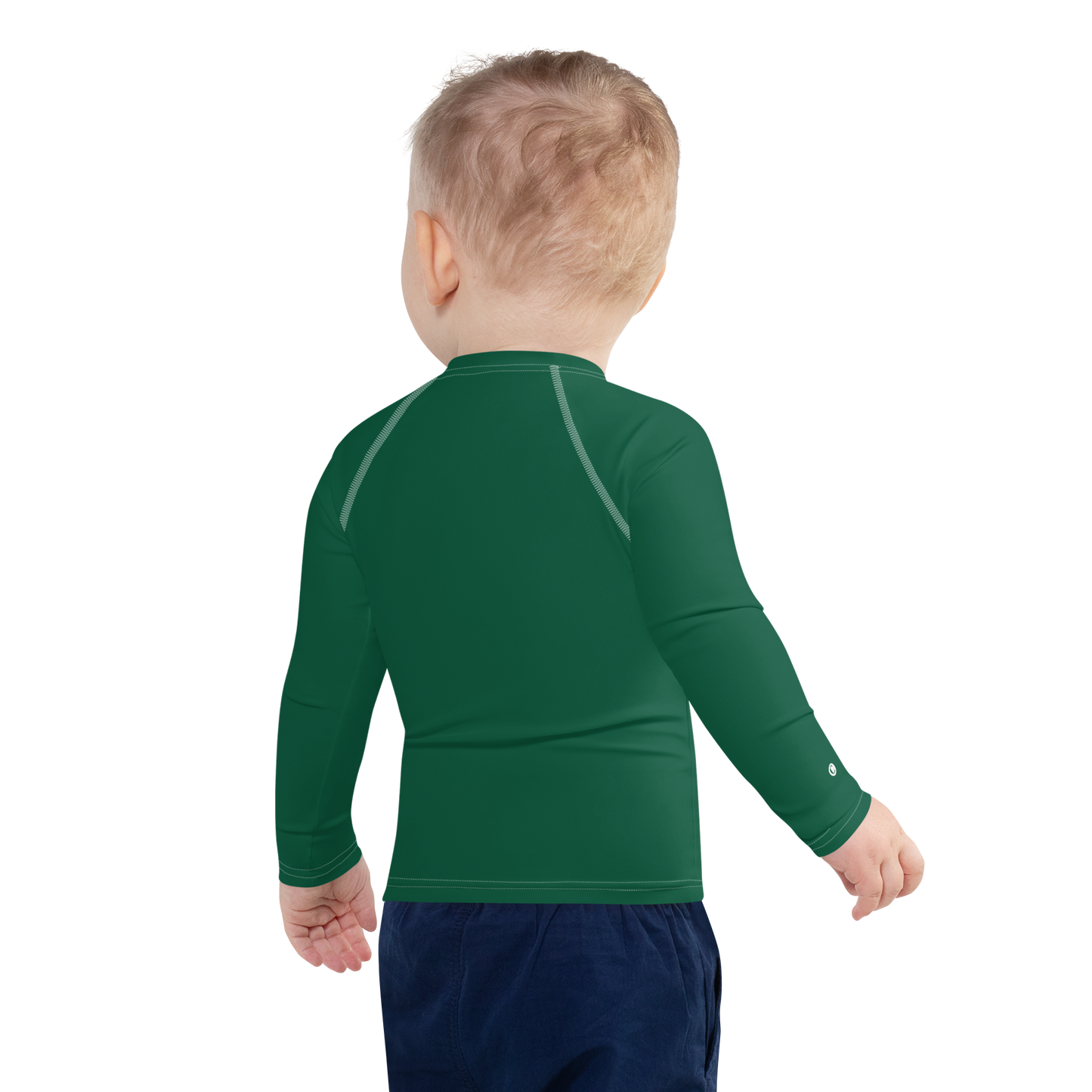 Michigan Upper Peninsula Rash Guard (w/ UP USA Flag) | Toddler - Superior Green