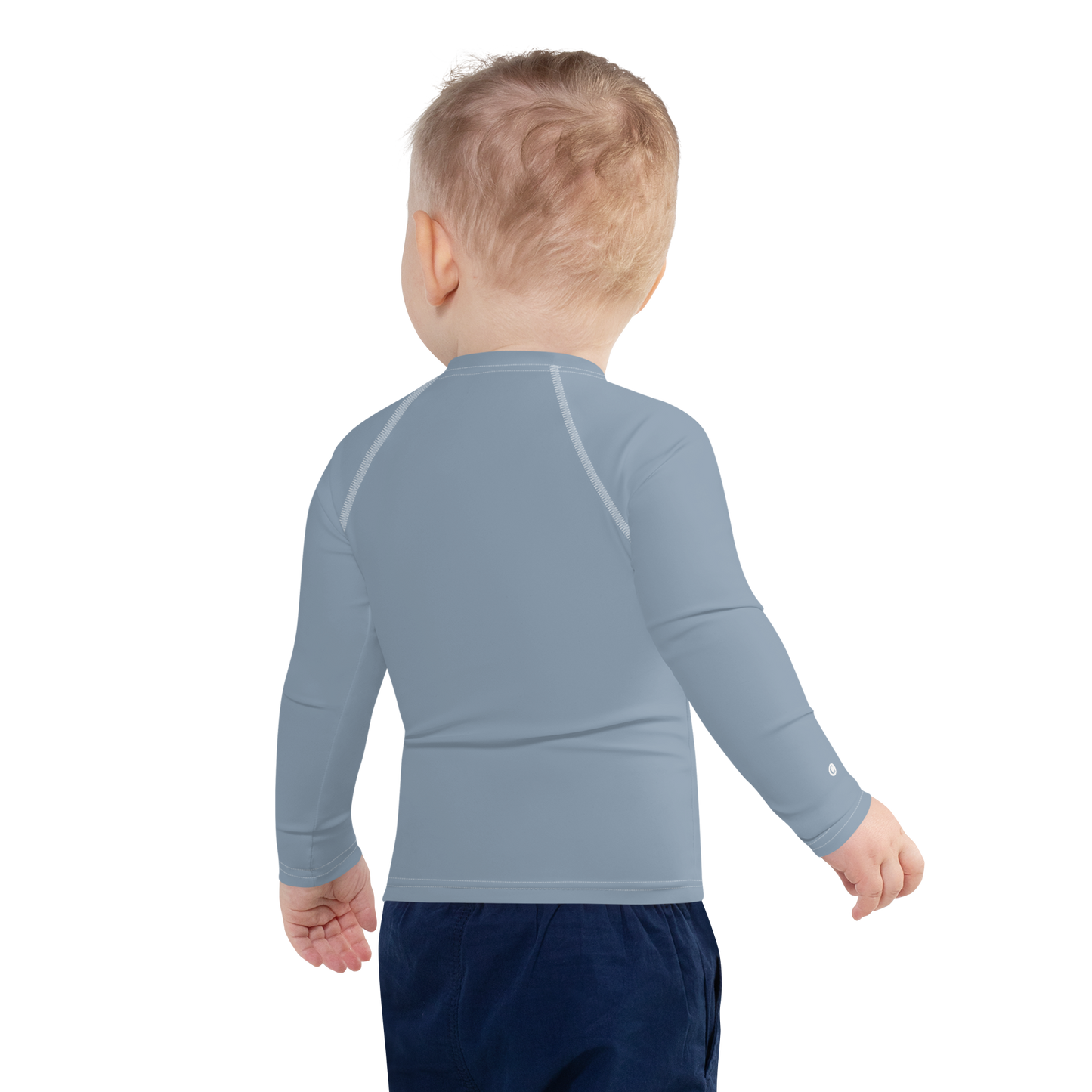 Michigan Upper Peninsula Rash Guard (w/ UP USA Flag) | Toddler - B-24 Grey