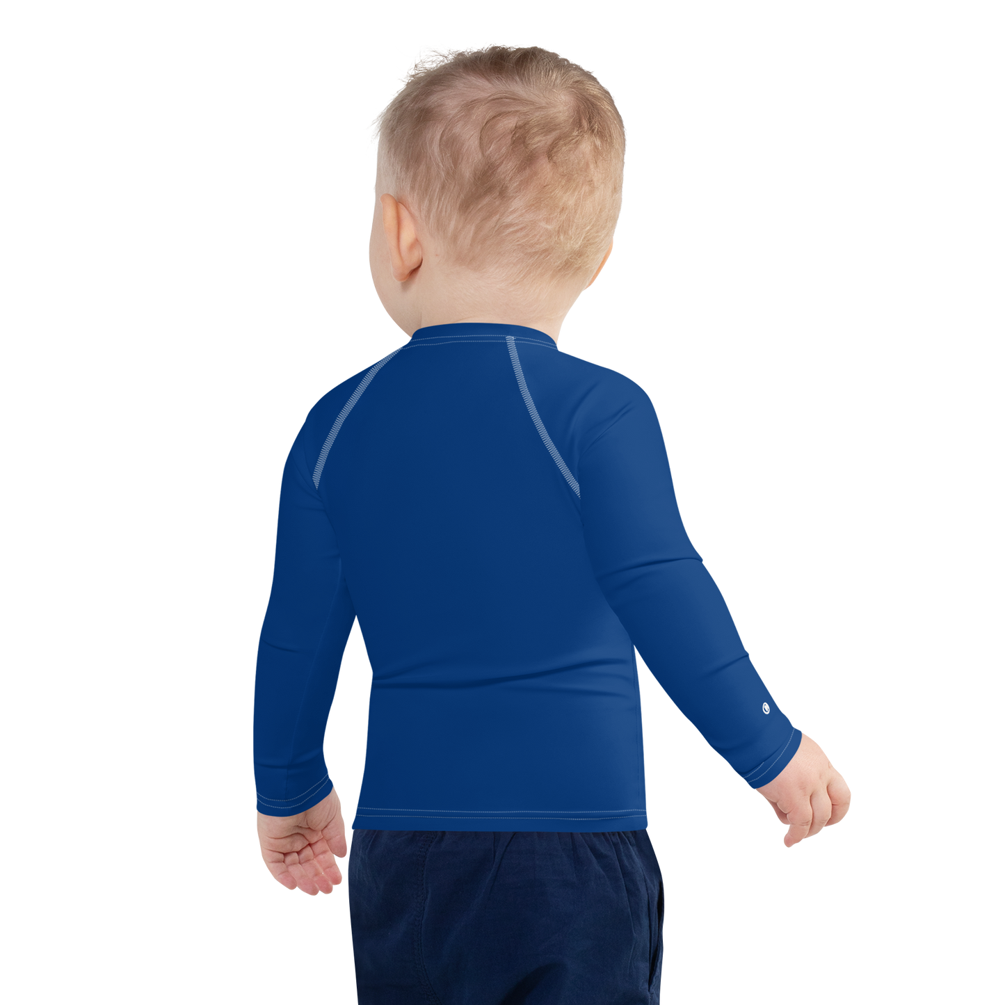 Michigan Upper Peninsula Rash Guard (w/ UP USA Flag) | Toddler - Dearborn Blue