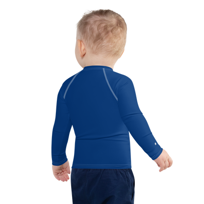 Michigan Upper Peninsula Rash Guard (w/ UP USA Flag) | Toddler - Dearborn Blue