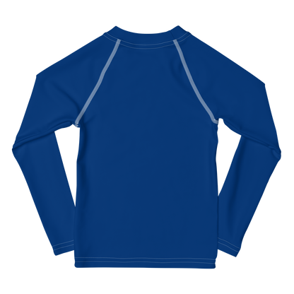 Michigan Upper Peninsula Rash Guard (w/ UP USA Flag) | Toddler - Dearborn Blue