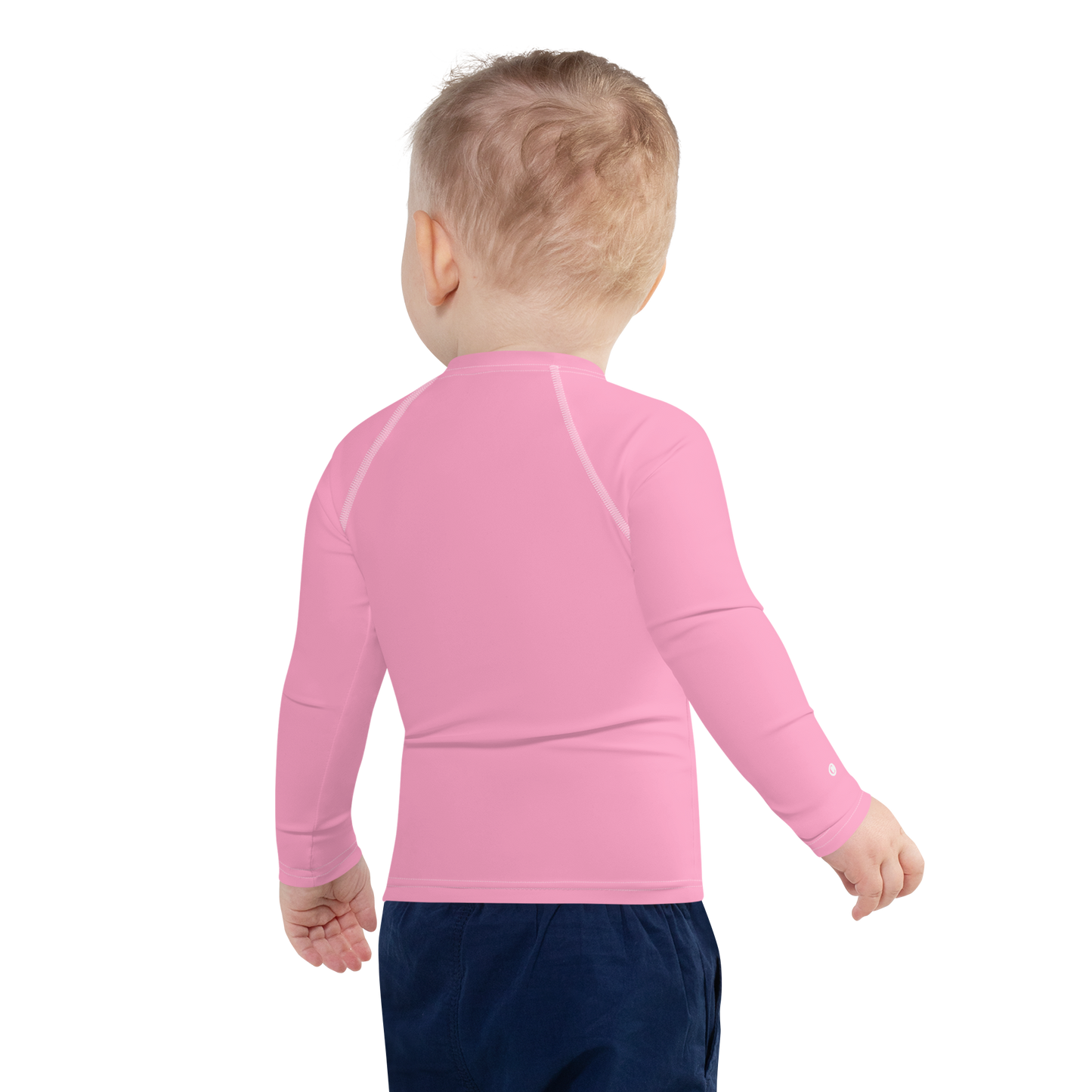 Michigan Upper Peninsula Rash Guard (w/ UP USA Flag) | Toddler - '67 Caddie Pink