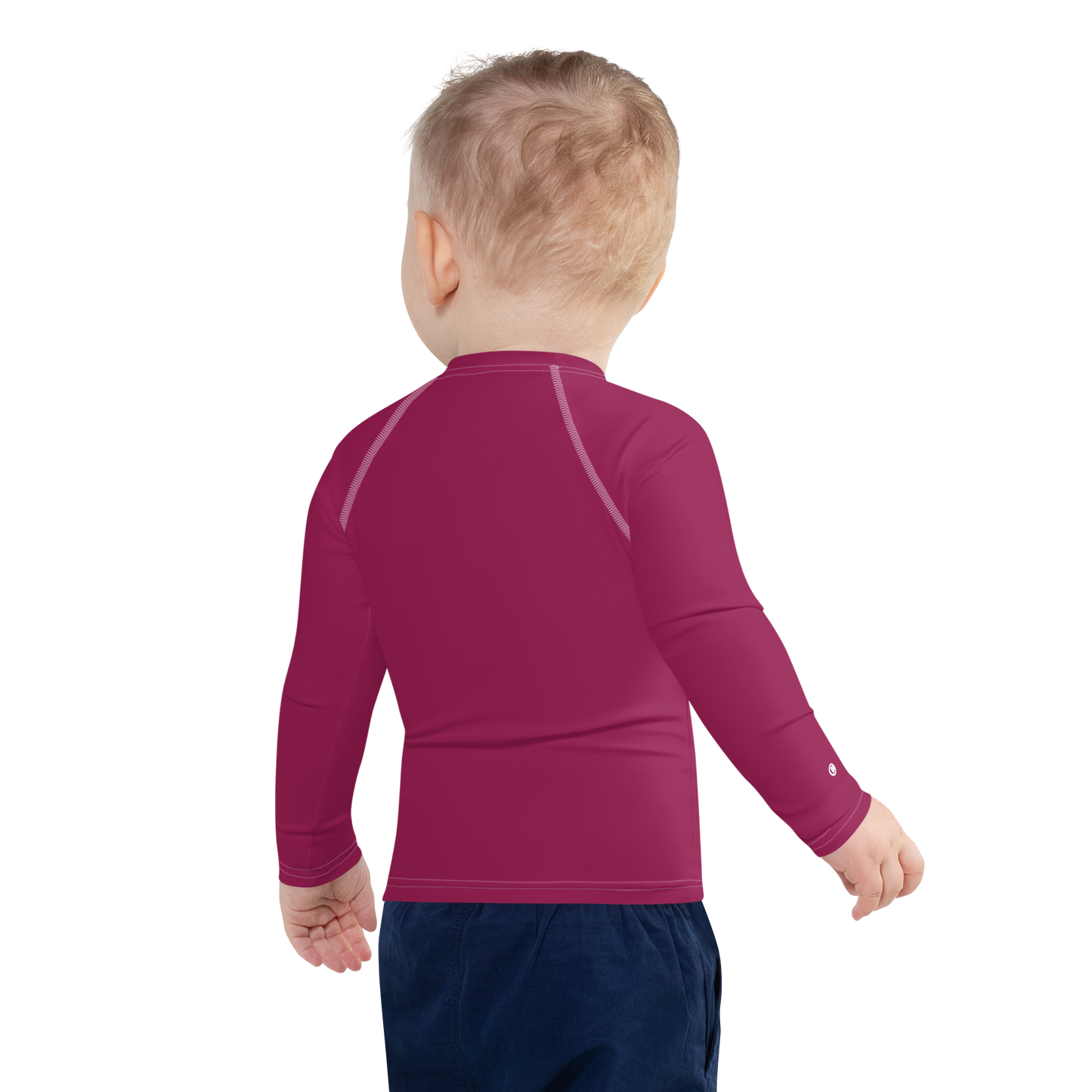 Michigan Upper Peninsula Rash Guard (w/ UP USA Flag) | Toddler - Ruby Red