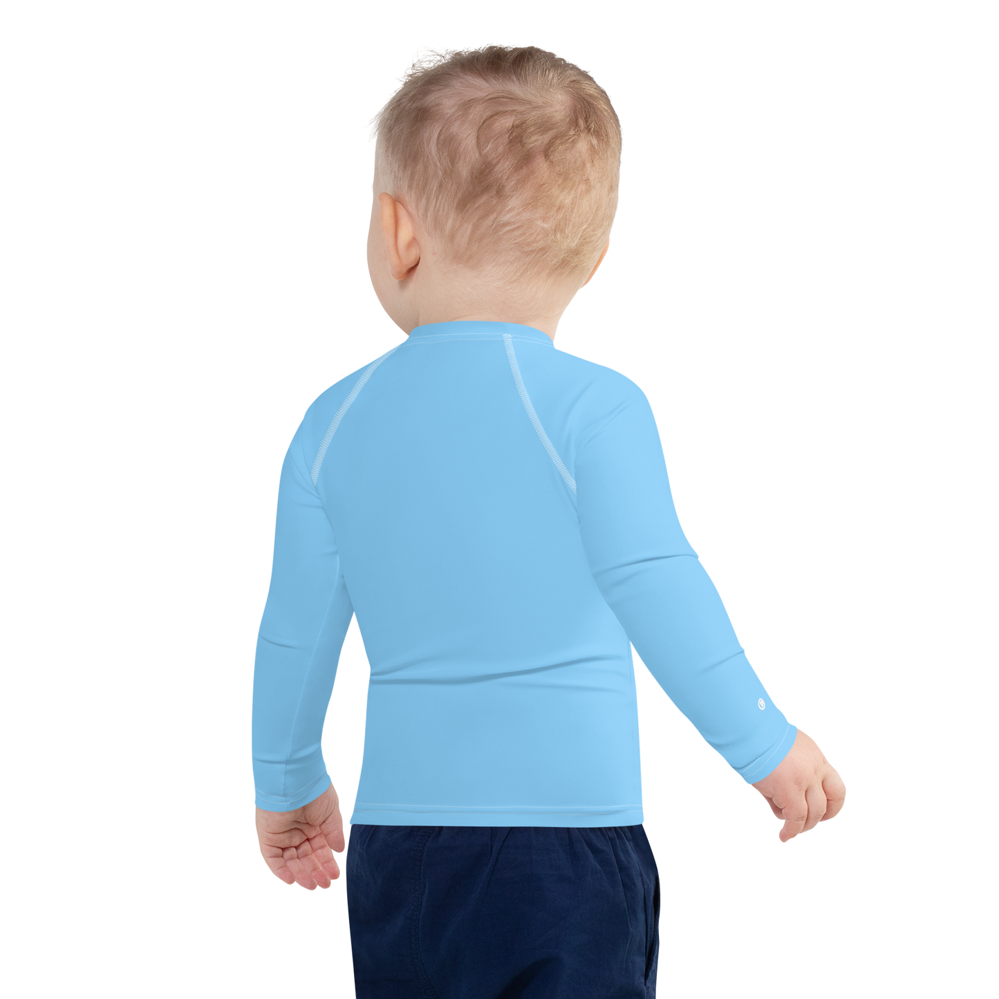 Michigan Upper Peninsula Rash Guard (w/ UP USA Flag) | Toddler - DTW Blue