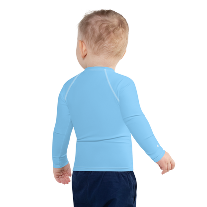 Michigan Upper Peninsula Rash Guard (w/ UP USA Flag) | Toddler - DTW Blue