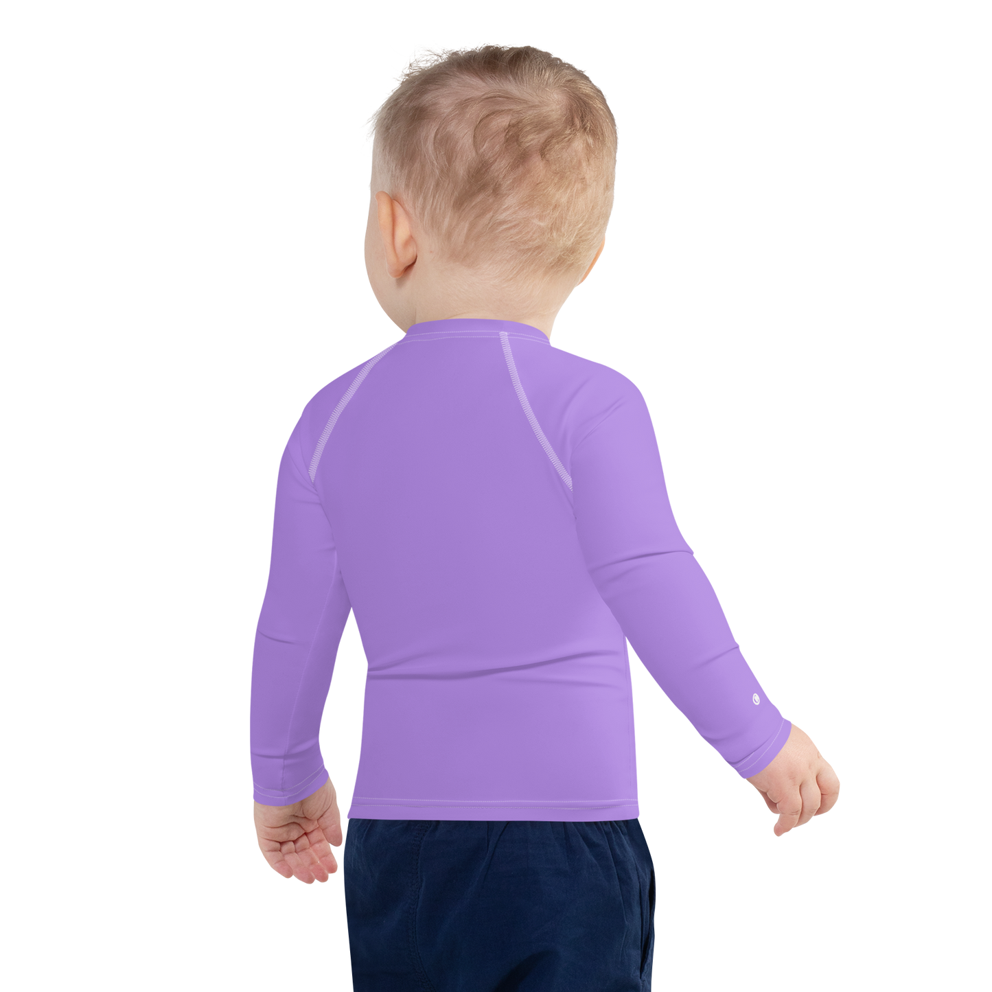 Michigan Upper Peninsula Rash Guard (w/ UP USA Flag) | Toddler - Lavender