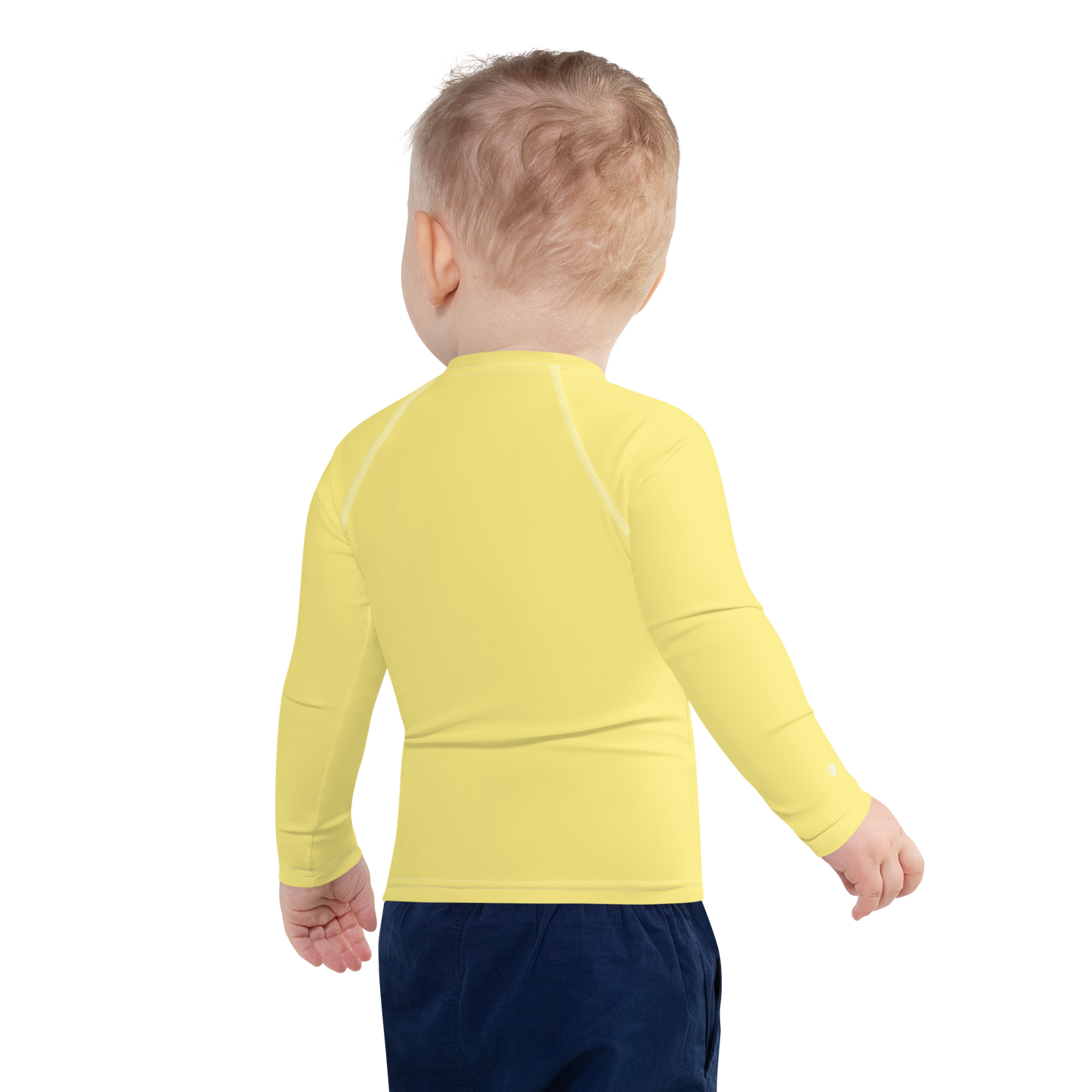 Michigan Upper Peninsula Rash Guard (w/ UP USA Flag) | Toddler - Cherry Yellow