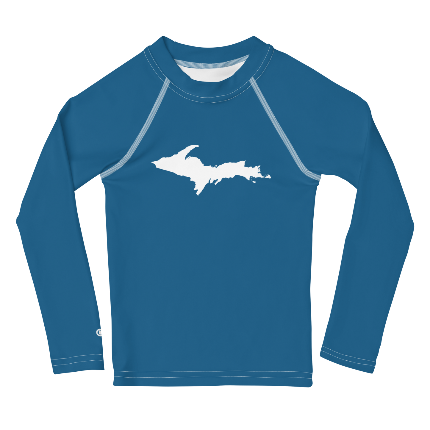 Michigan Upper Peninsula Rash Guard (w/ UP Outline) | Toddler - Blueberry