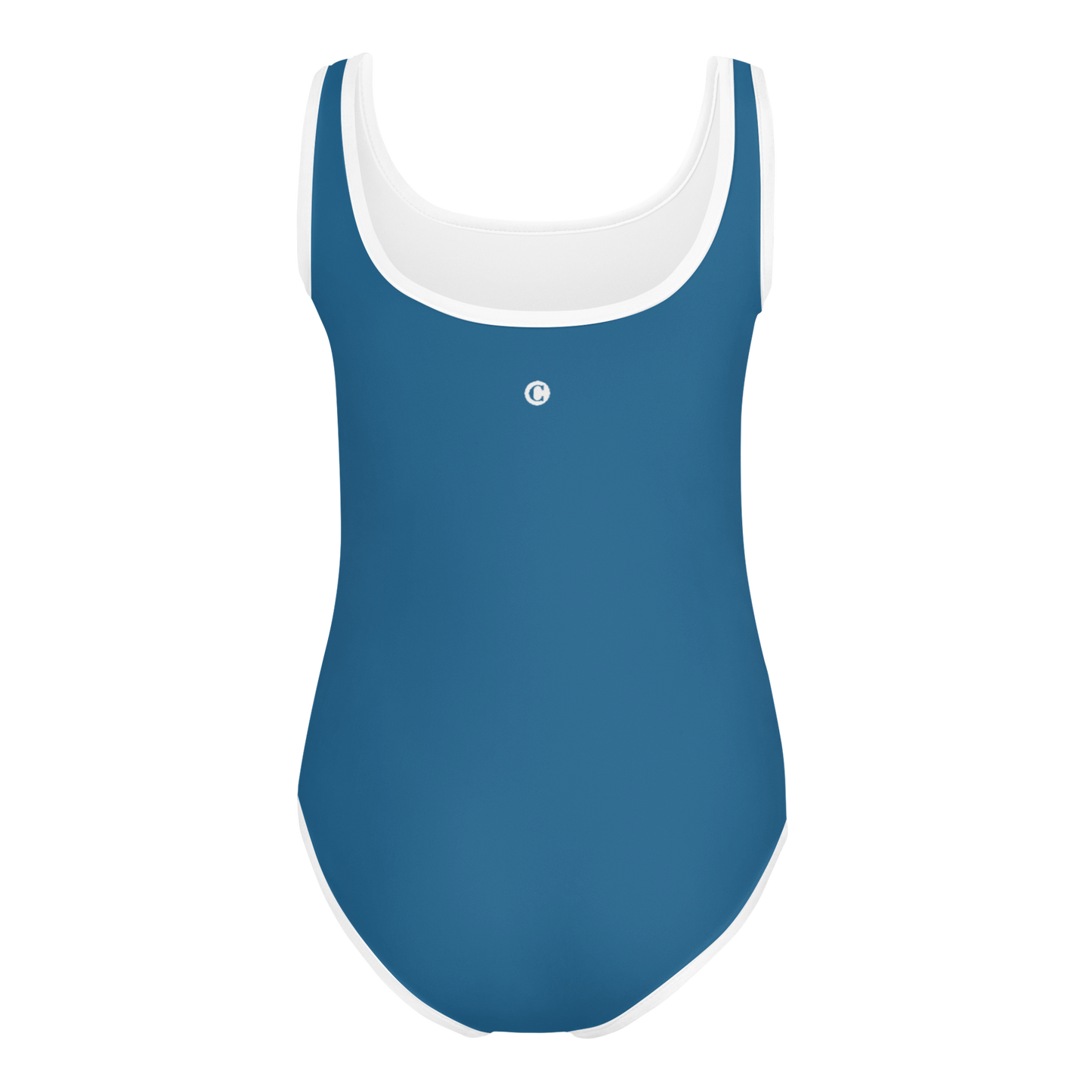 Michigan Upper Peninsula Toddler Swimsuit (w/ UP Outline) | Blueberry